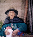 Eine ältere Dame in Talavera